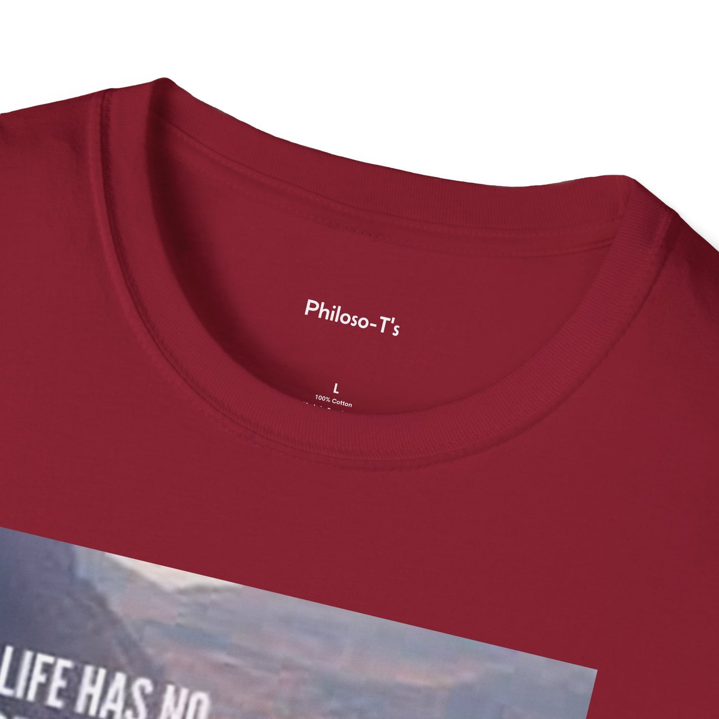 Inspirational Quote Unisex Softstyle T-Shirt – 'Life Has No Remote. Get Up and Change It Yourself.'