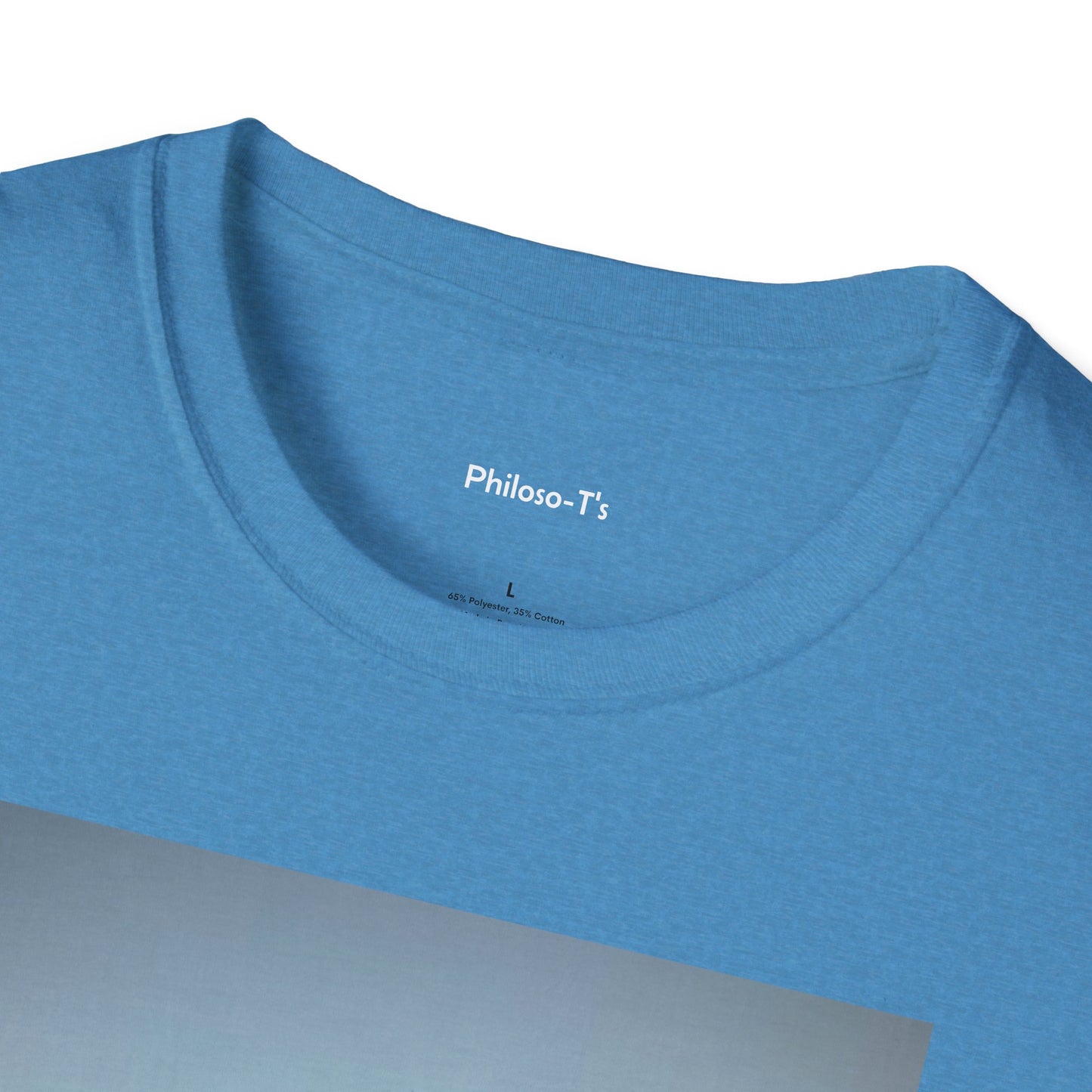 Inspirational Unisex Softstyle T-Shirt - 'Running Away From Your Problems Is A Race You'll Never Win'
