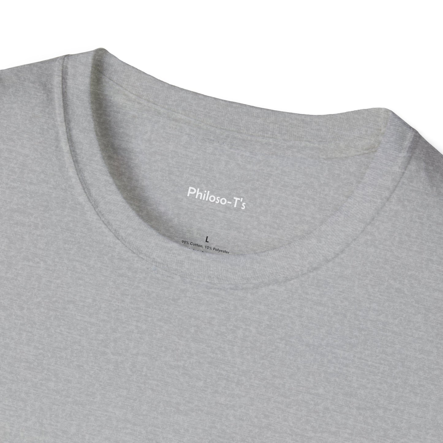 Inspirational Quote Unisex Softstyle T-Shirt - "It Is Never Too Late"