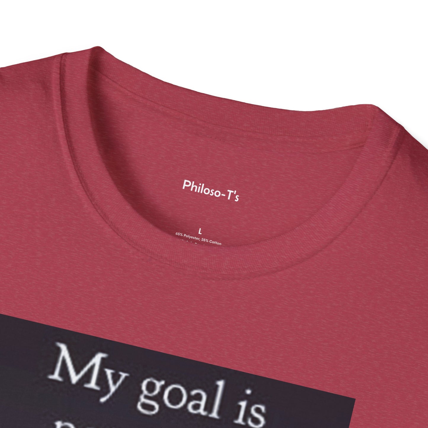 Inspirational Quote Unisex Softstyle T-Shirt - 'My Goal is to Be Better'