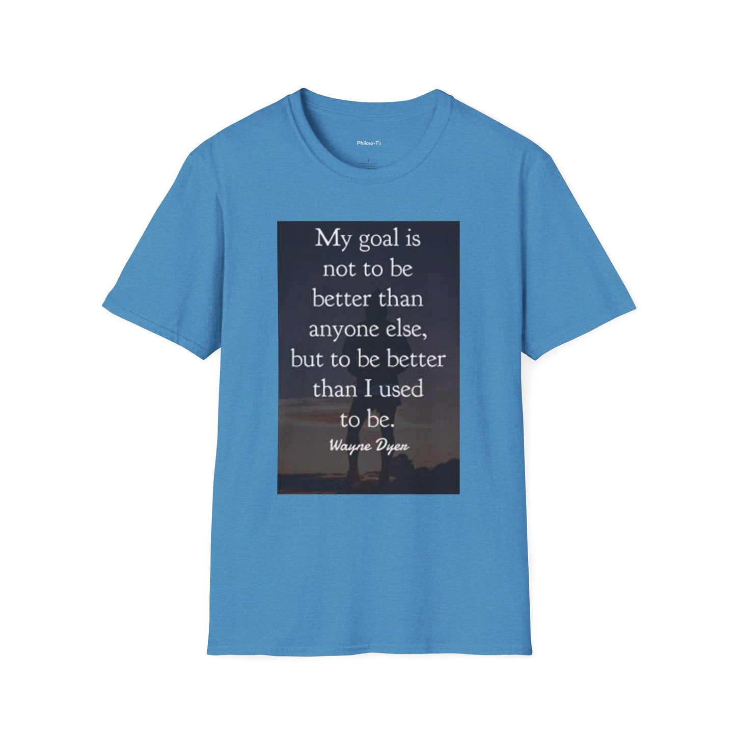 Inspirational Quote Unisex Softstyle T-Shirt - 'My Goal is to Be Better'