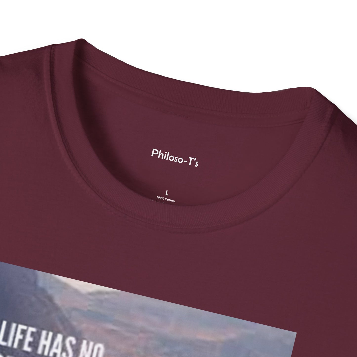 Inspirational Quote Unisex Softstyle T-Shirt – 'Life Has No Remote. Get Up and Change It Yourself.'