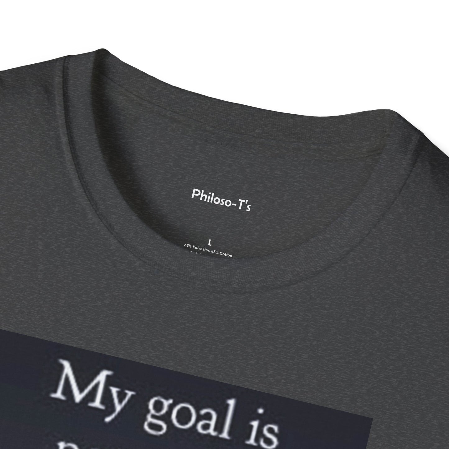 Inspirational Quote Unisex Softstyle T-Shirt - 'My Goal is to Be Better'
