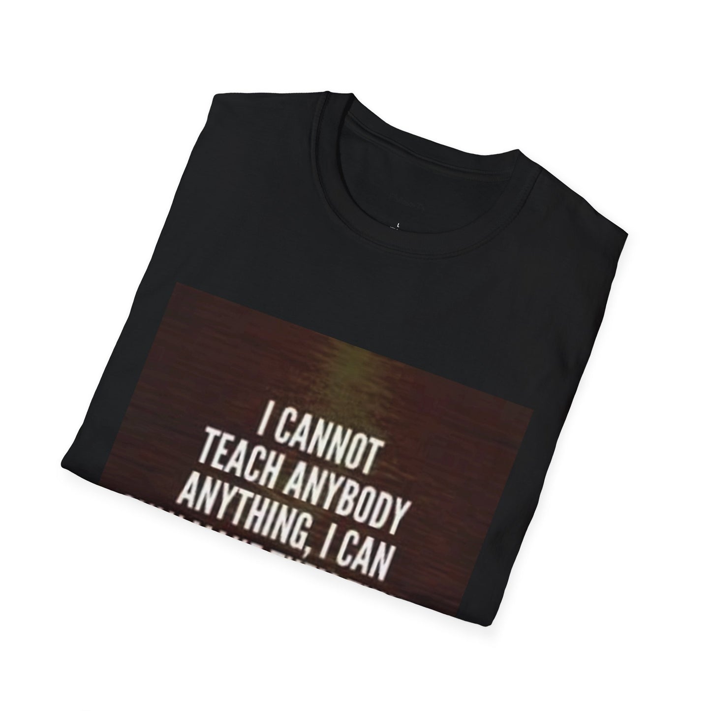 Inspirational Socrates Quote Unisex Softstyle T-Shirt