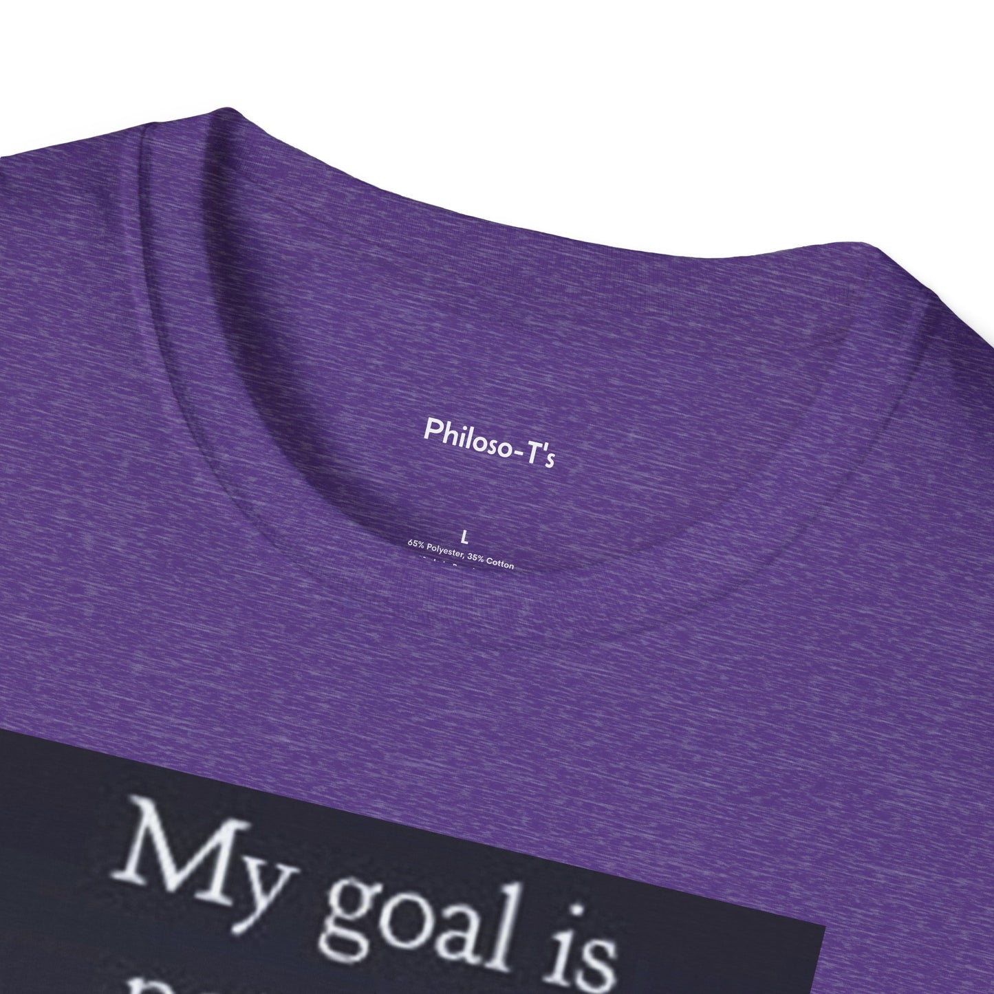 Inspirational Quote Unisex Softstyle T-Shirt - 'My Goal is to Be Better'
