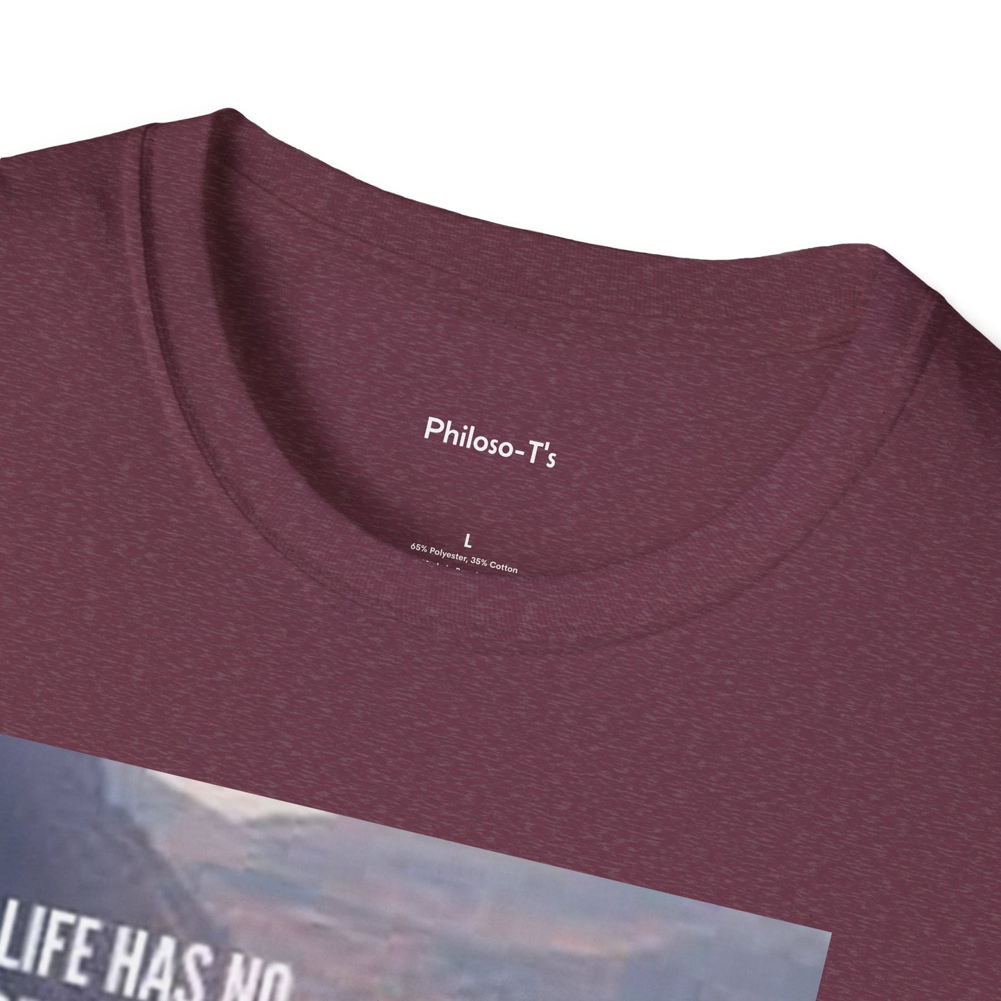 Inspirational Quote Unisex Softstyle T-Shirt – 'Life Has No Remote. Get Up and Change It Yourself.'