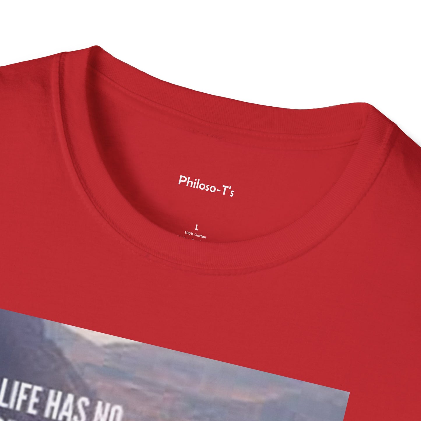 Inspirational Quote Unisex Softstyle T-Shirt – 'Life Has No Remote. Get Up and Change It Yourself.'