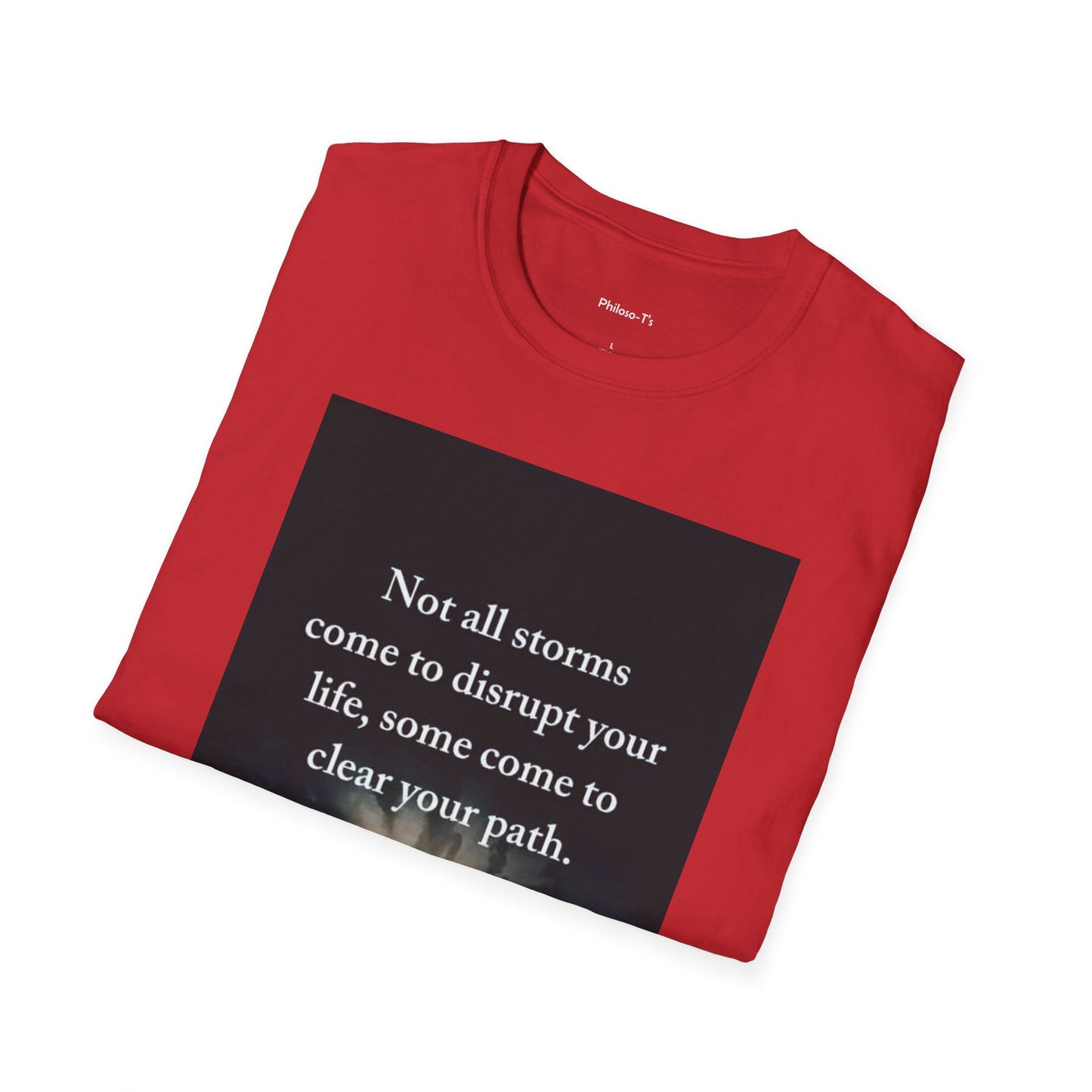 Inspirational Quote T-Shirt - "Not All Storms Come to Disrupt Your Life"