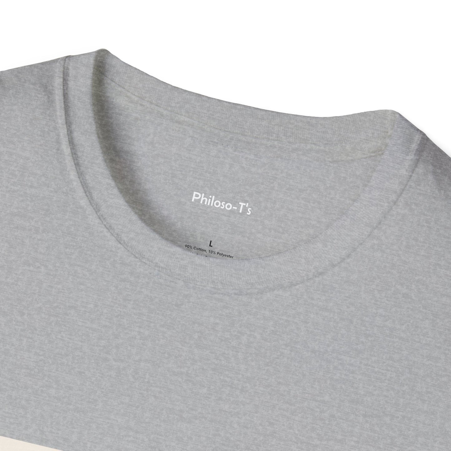 Inspirational Quote Unisex Softstyle T-Shirt - "Where there is no hope, we must invent it"
