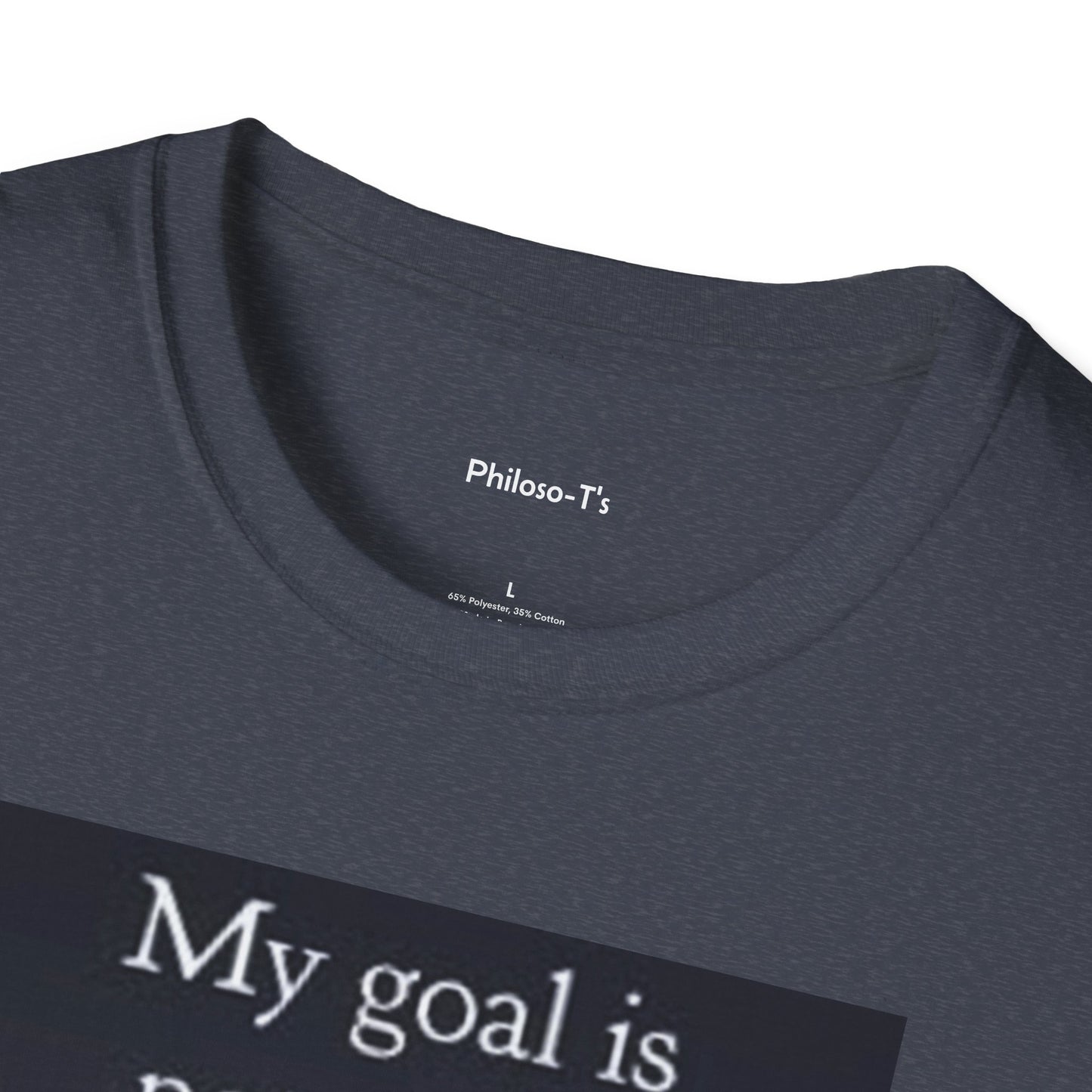 Inspirational Quote Unisex Softstyle T-Shirt - 'My Goal is to Be Better'