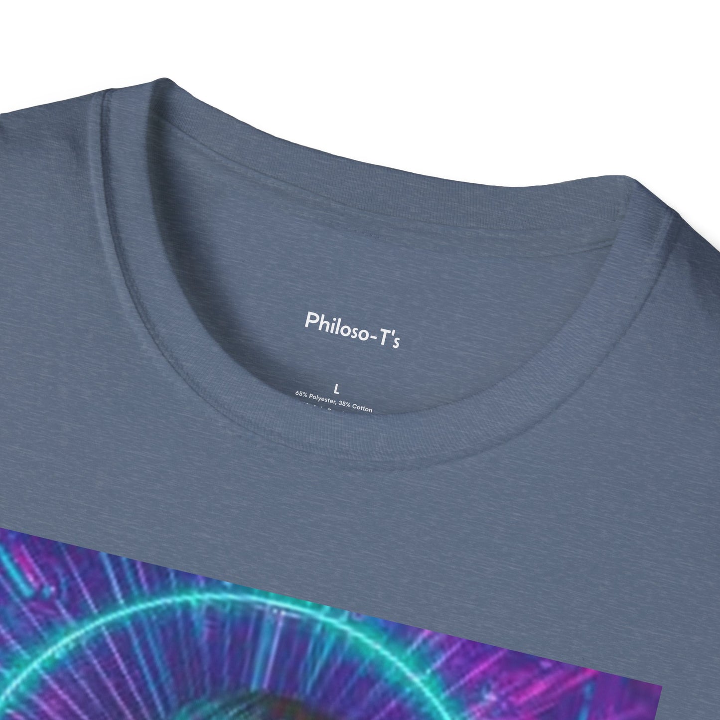 Inspirational Unisex Softstyle T-Shirt - "Be Thankful for Hard Times" Design