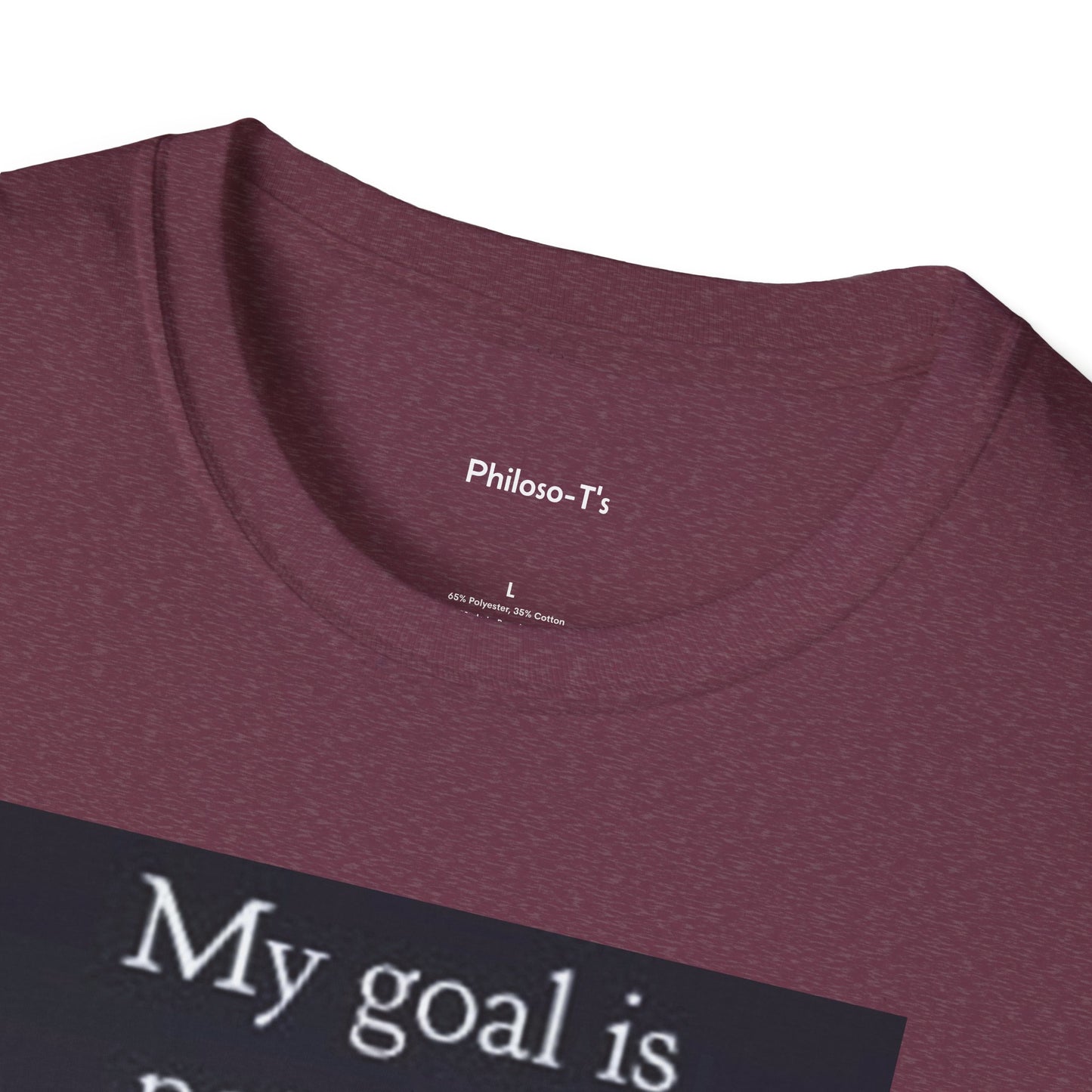 Inspirational Quote Unisex Softstyle T-Shirt - 'My Goal is to Be Better'
