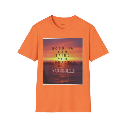 Inspirational Peaceful Message T-Shirt - Unisex Softstyle Tee