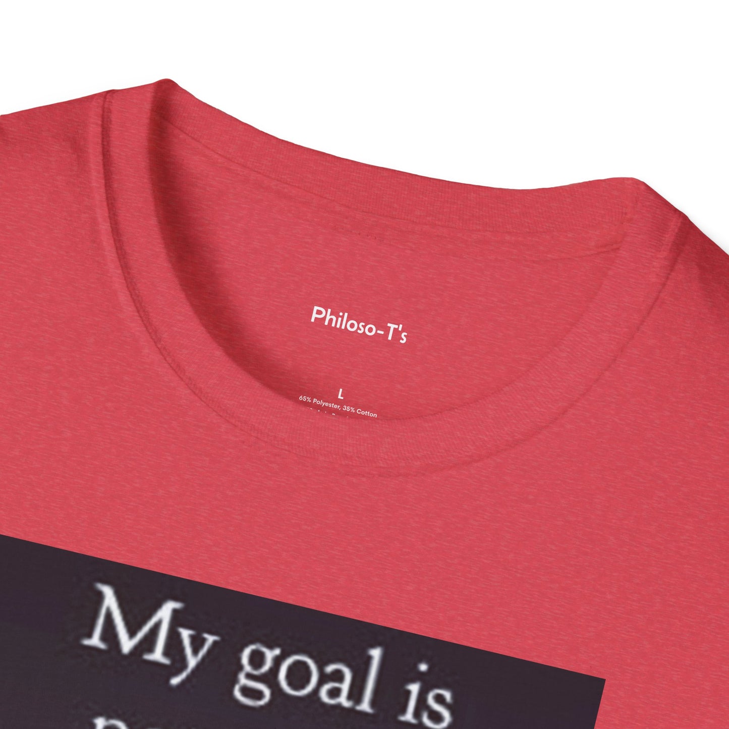 Inspirational Quote Unisex Softstyle T-Shirt - 'My Goal is to Be Better'