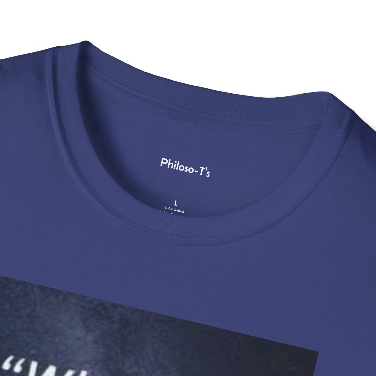 Inspirational Quote Unisex Softstyle T-Shirt - "Wherever You Go, Go With All Your Heart"