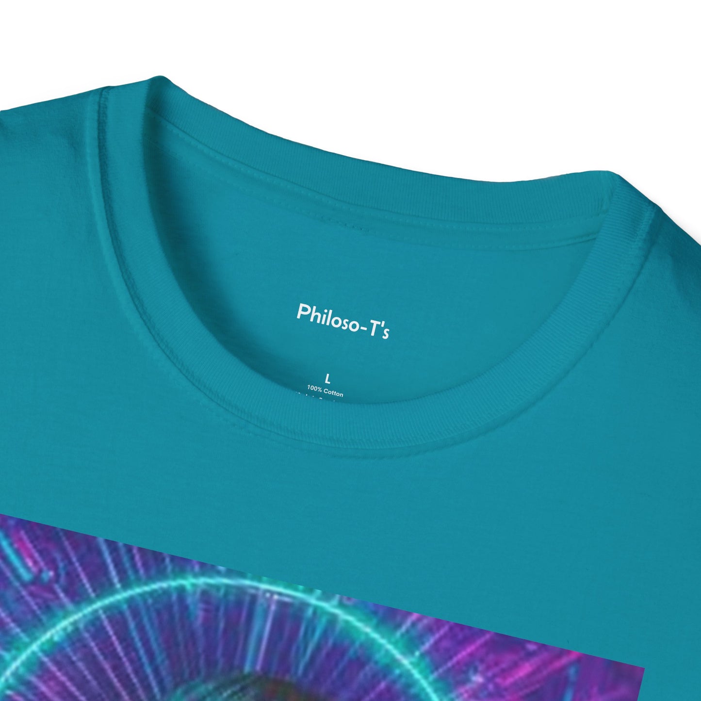 Inspirational Unisex Softstyle T-Shirt - "Be Thankful for Hard Times" Design